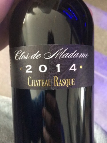 2014 Château Rasque Clos de Madame Rouge | Vivino US