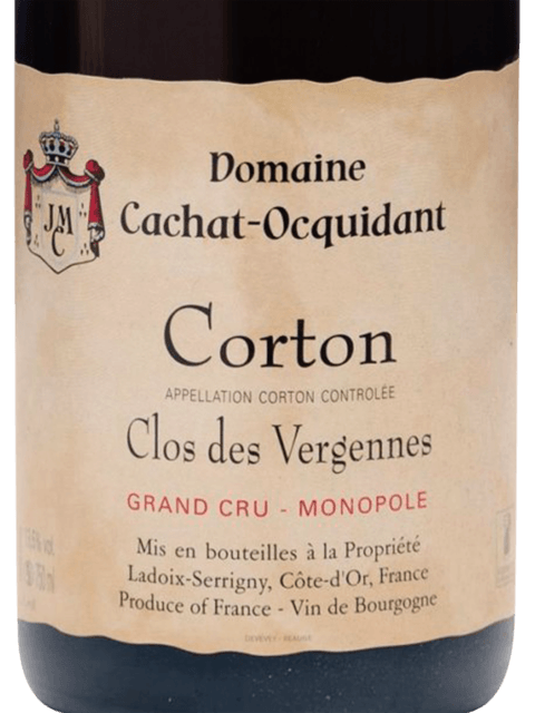 Cachat-Ocquidant Monopole Corton Grand Cru 'Clos des Vergennes