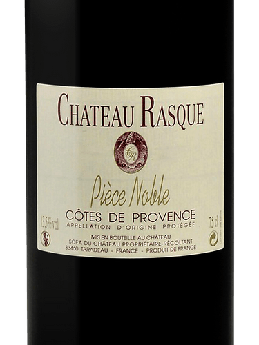 Château Rasque Pièce Noble Côtes de Provence | Vivino