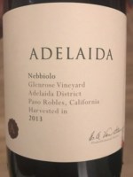 Adelaida Signature Series Glenrose Vineyard Nebbiolo