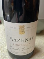 Cave de Mazenay Grands Terroirs Pinot Noir