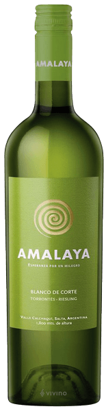 Vinho Amalaya Branco Seco Argentina Riesling, Torrontés 2024 750ml