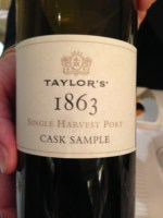 Taylor's Single Harvest Port Cask Sample