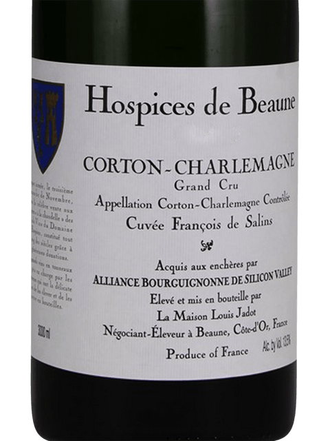 【まとめ割有】Hospices de Beaune 2016 Corton Hospices de Beaune Corton-Charlemagne Grand Cru Cuvée François de