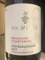 Dr. Heger Breisacher Eckartsberg Spätburgunder