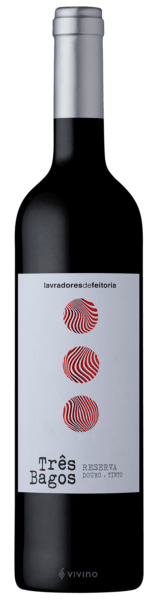 Vinho Lavradores de Feitoria Tinto Seco Portugal Três Bagos Reserva Tinta Cão, Tinta Roriz, Touriga Franca 2021 750ml