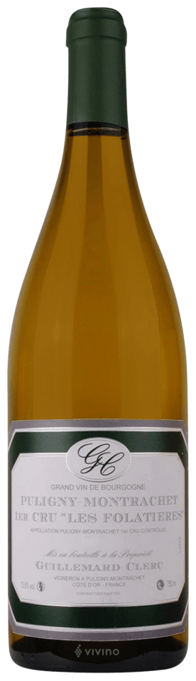 Guillemard-Clerc Puligny-Montrachet 1er Cru 'Les Folatières