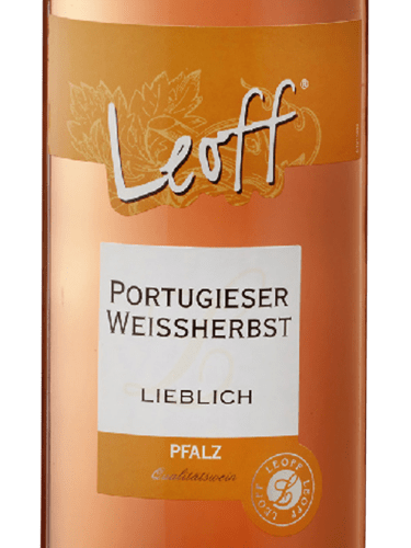 Leoff Portugieser Weissherbst Lieblich | Vivino English