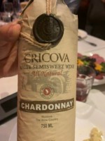 Cricova Chardonnay White Semisweet