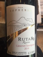 Sophenia Ruta 89 Reserve Cabernet Sauvignon