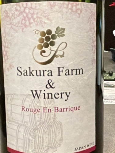 Sakura Farm & Winery Rouge En Barrique | Vivino US