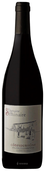 Vinho Domaine Du Séminaire Tinto Seco França Côtes Du Rhône Carignan, Grenache, Syrah 2021 750ml