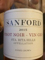 Sanford Pinot Noir - Vin Gris