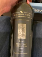 Mission Hill Family Estate Select Lot Collection Sauvignon Blanc