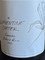Clementine Carter Robert Rae Grenache