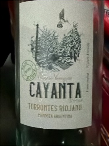 Caligiore Organic Vineyards Cayanta Torrontés Riojano | Vivino English