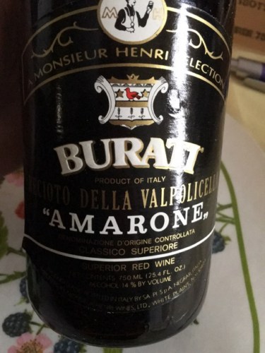 Burati Recioto della Valpolicella Amarone Classico Superiore