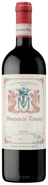 Vinho Marques de Tomares Tinto Seco Espanha Rioja Crianza Graciano, Tempranillo 750ml