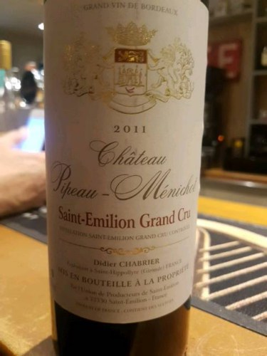 2011 Château Pipeau Menichot Saint-Émilion Grand Cru | Vivino US