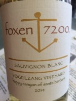 Foxen Foxen 7200 Vogelzang Vineyard Sauvignon Blanc