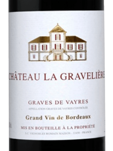 Château la Gravelière Graves de Vayres Rouge | Vivino English