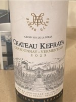 Château Kefraya Chardonnay - Vermentino