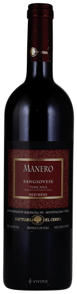 Fattoria del Cerro Manero Sangiovese di Toscana