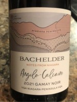 Bachelder Argilo Calcaire Gamay Noir