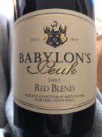 Babylon's Peak Red Blend