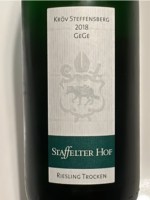 Staffelter Hof Kröv Steffensberg Gege Riesling Trocken