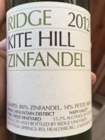 Ridge Vineyards Kite Hill Zinfandel