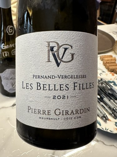 Pierre Girardin Les Belles Filles Pernand-Vergelesses Blanc