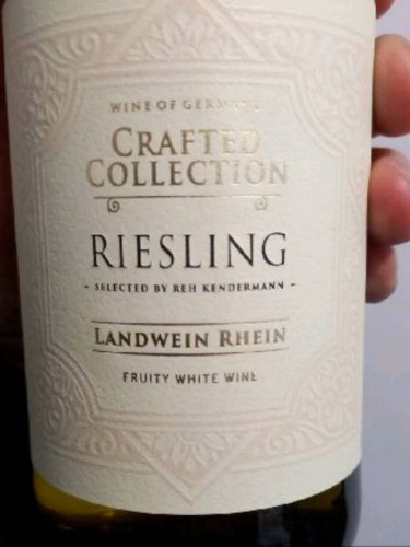 Kendermanns Crafted Collection Riesling | Vivino English