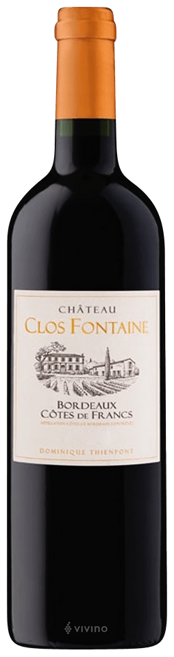 Château Clos Fontaine Bordeaux Côtes de Francs | Vivino English