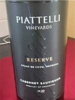 Piattelli Cabernet Sauvignon Reserve