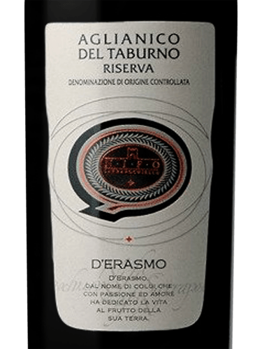Nifo Sarrapochiello D'Erasmo Aglianico del Taburno Riserva | Vivino ...