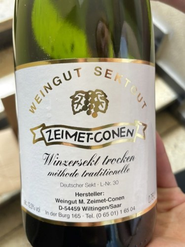 Zeimet-Conen Méthode Traditionelle Winzersekt Trocken | Vivino US
