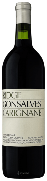 Ridge Vineyards Gonsalves Carignane