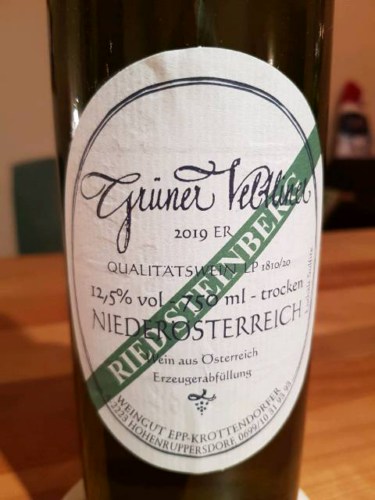Epp-Krottendorfer Ried Steinberg Grüner Veltliner Trocken | Vivino English