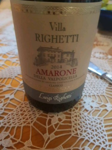 2014 Luigi Righetti Villa Righetti Amarone della Valpolicella Classico
