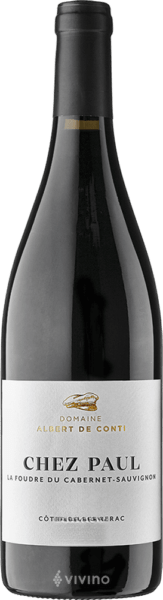 Domaine Albert de Conti Chez Paul La Foudre du Cabernet Sauvignon