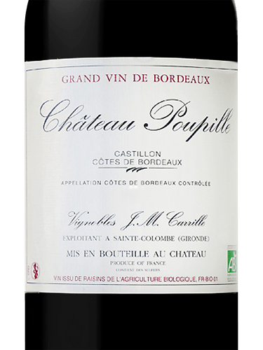 Château Poupille Castillon - Côtes de Bordeaux | Vivino English
