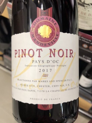 Domaine Mandeville Pinot Noir | Vivino English