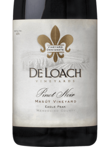2022 DeLoach Masut Vineyard Pinot Noir | Vivino English
