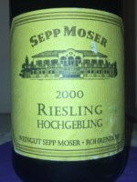 Sepp Moser Riesling Hochgebling