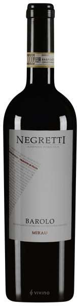 Negretti Mirau Barolo | Vivino English