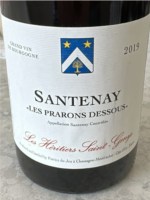 Les Héritiers Saint-Genys Santenay Les Prarons Dessous