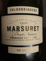 Marsuret Sui Lieviti Valdobbiadene Prosecco Superiore Brut Nature