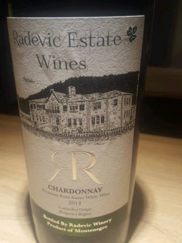 Radevic Estate Chardonnay Semi-Sweet | Vivino English