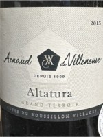 Arnaud de Villeneuve Altatura Grand Terroir Côtes du Roussillon Villages